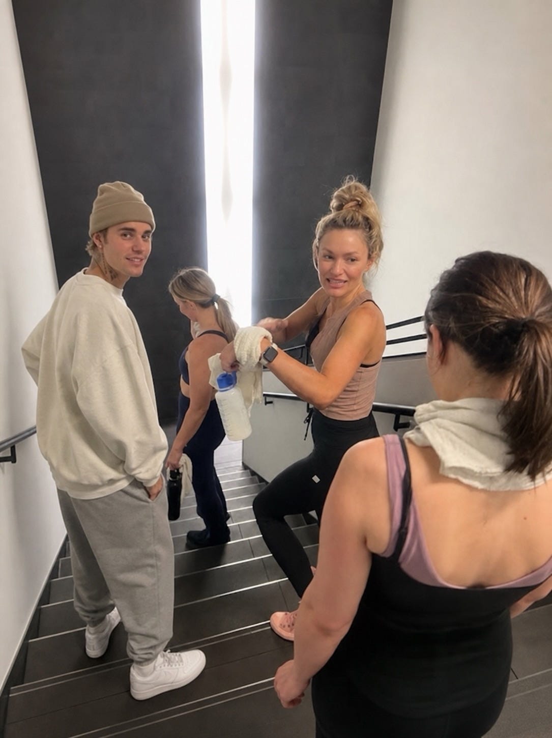 Pre yoga at Marina Equinox